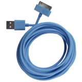 CABO USB PARA IPHONE ARCTICUS 4/4S 3 METROS AZUL