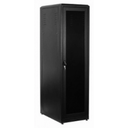 RACK FECHADO 19 32U X 570 MM PARA PISO PRETO