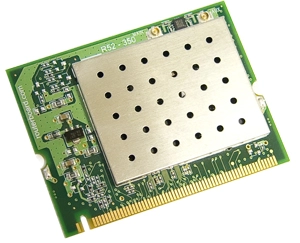 PLACA MINI PCI CARD MIKROTIK R52H