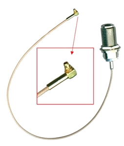 CONECTOR MIKROTIK MMCX-N FEMEA PIGTAIL