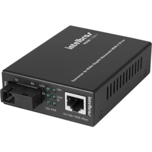 CONVERSOR MÍDIA INTELBRAS KGSD 1120A WDM SC 20KM MONOMODO GIGABIT