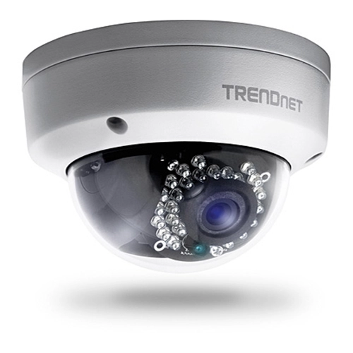 CAMERA IP DOME TRENDNET HD 3MP POE NOITE E DIA TV-IP311PI