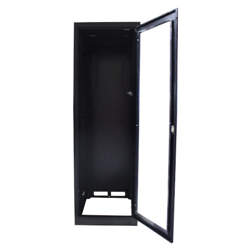 RACK FECHADO 19 24U X 870MM PARA PISO PRETO