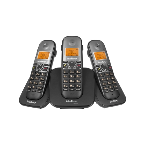 TELEFONE SEM FIO INTELBRAS TS 5123 PRETO