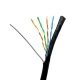 CABO UTP LAN CAT 5E 4X24AWG METALICO EXT F8 AS PRETO PRYSMIAN