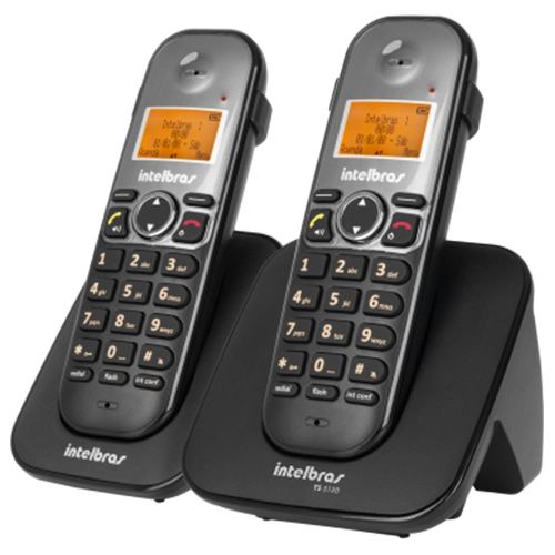 TELEFONE SEM FIO INTELBRAS TS 5122 PRETO