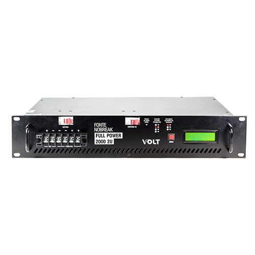 FONTE NOBREAK -48V -20S +10C FULL POWER PARA RACK 2U VOLT