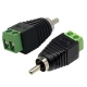 CONECTOR RCA COM BORNE MACHO