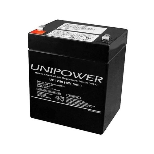 Bateria Selada 12V 5Ah UP1250  Unicoba