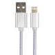 CABO USB 2 EM 1 ARCTICUS EP-U821 MICRO USB E LIGHTNING PRATA