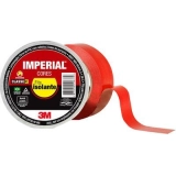 FITA ISOLANTE 18MM X 20M IMPERIAL VERMELHA 3M