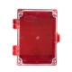 CAIXA HERMÉTICA PARA ACIONADOR 200 X 140 X 90 MM IP65 VERMELHO