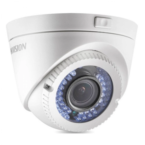 Câmera Dome Hikvision DS-2CE56D0T-VFIR3E 2MP Lente Varifocal 2.8-12mm IR 30m