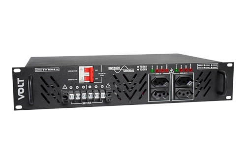 INVERSOR SENOIDAL VOLT 48VDC 220AC 600W P/ RACK 2U