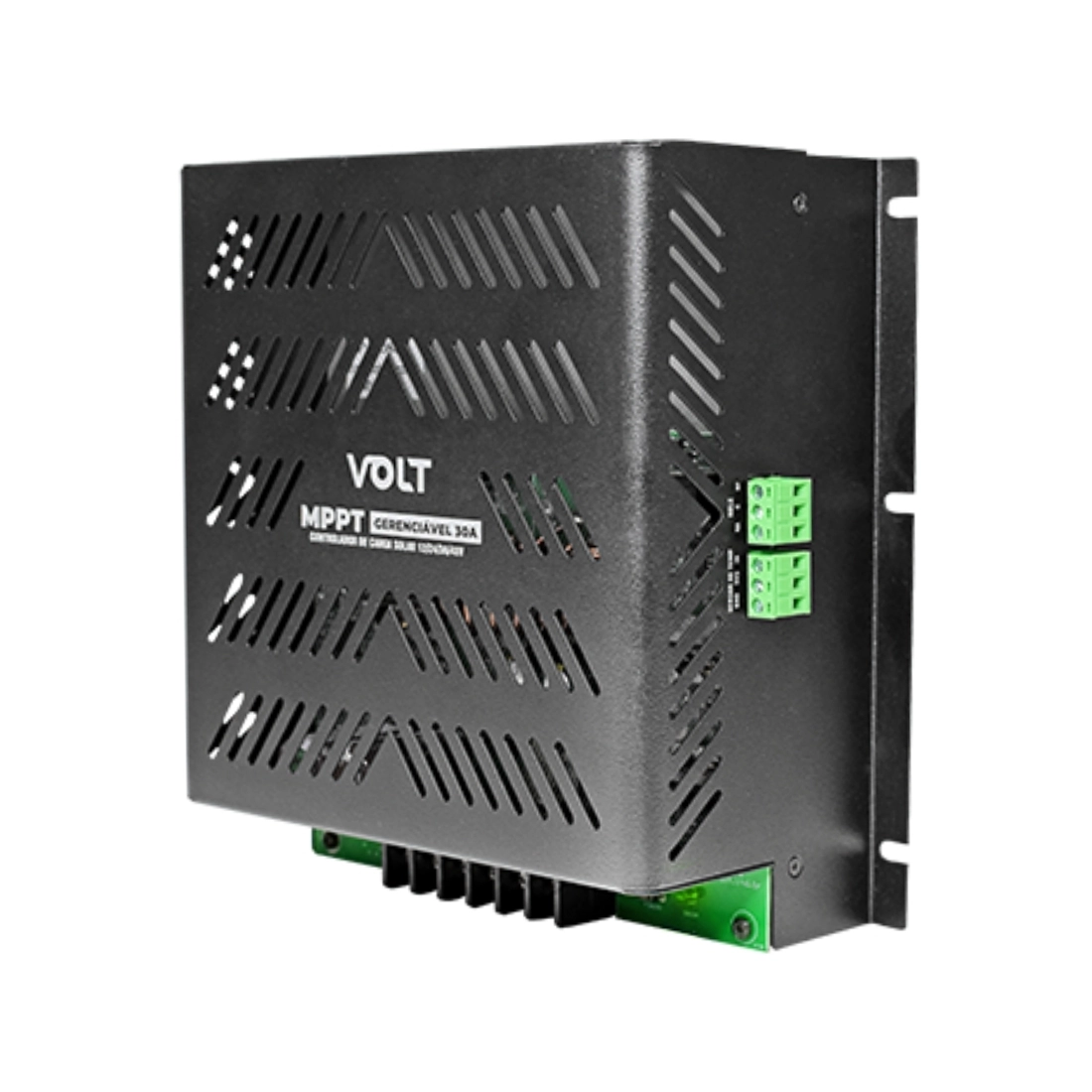 CONTROLADOR DE CARGA MPPT GERENCIÁVEL 12V/24V/48V 30A