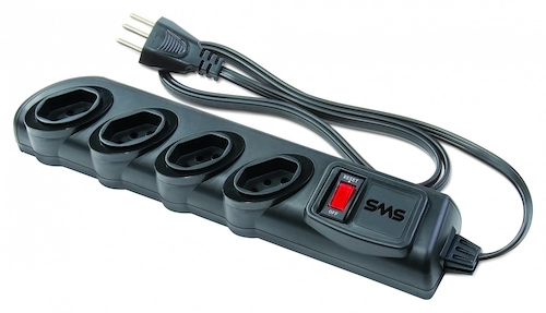 FILTRO DE LINHA SMS 4 TOMADAS 1.3 METROS BIVOLT