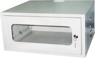 RACK MINI 19 06U X 470MM PARA PAREDE BEGE