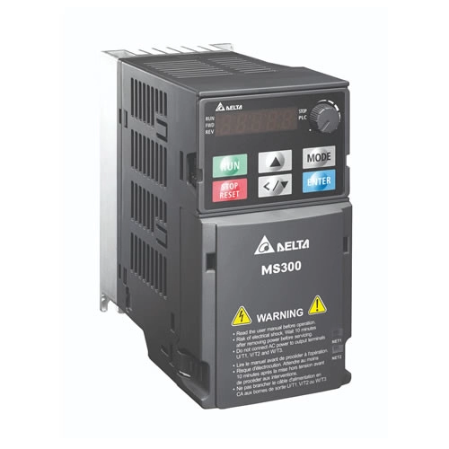 INVERSOR DE FREQUÊNCIA DELTA VFD11AMS21ANSAA MS300 3CV (2,2KW) 220V MONOFÁSICO C/ STO