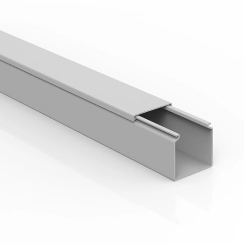 CANALETA ENERBRAS 50 X 50 FECHADA CX. COM 4 UNIDADES BRANCA