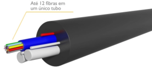 CABO ÓPTICO ZTT ASU-80 12FO CFOA SM