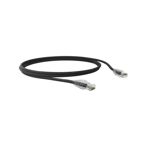 PATCH CORD FURUKAWA T568-A/B U/UTP GIGALAN GREEN CAT6 LSZH 1,5 METROS PRETO 35120012