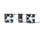 Kit de Ventilação com 2 Ventiladores - Preto