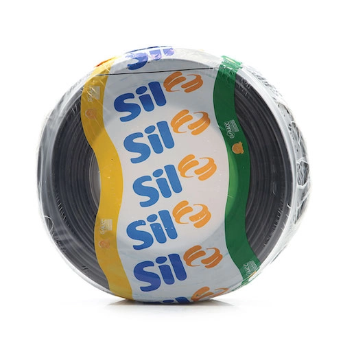 CABO PP SIL 500V 2 X 2,5MM 100M PRETO