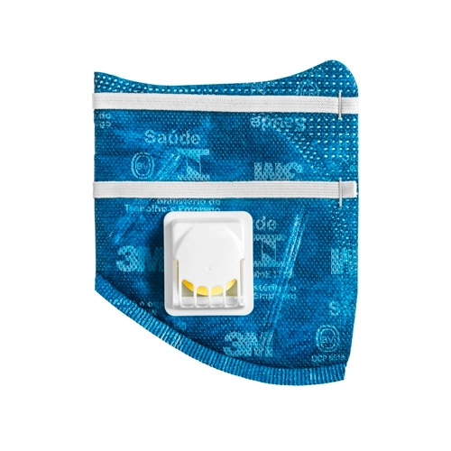 MÁSCARA RESPIRATÓRIA DOBRÁVEL 3M  9822+BR PFF2 COM VÁLVULA