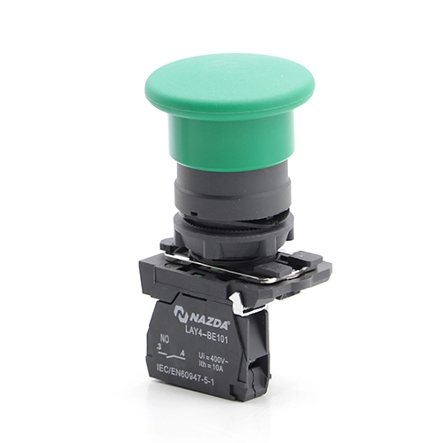 BOTÃO COGUMELO 40MM PULSO VERDE NO NAZDA