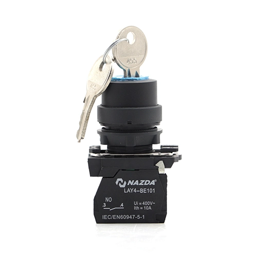 COMUTADOR NAZDA 2 POSIÇÕES COM CHAVE RETENTIVA 1NO