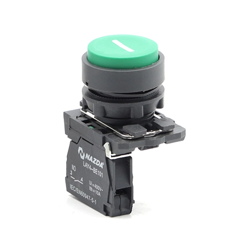 BOTÃO PULSO NAZDA RESSALTADO NO COM SIMBOLO I VERDE