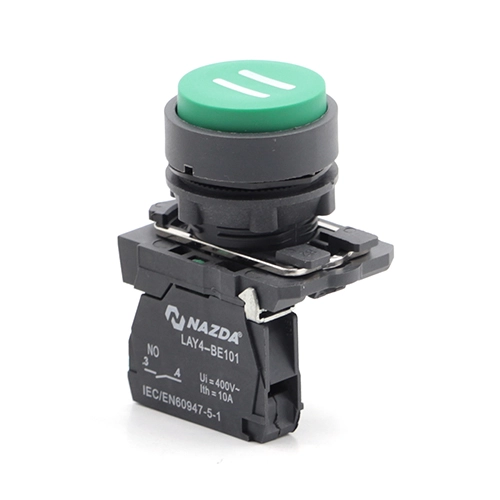 BOTÃO PULSO NAZDA RESSALTADO NO COM SÍMBOLO II VERDE