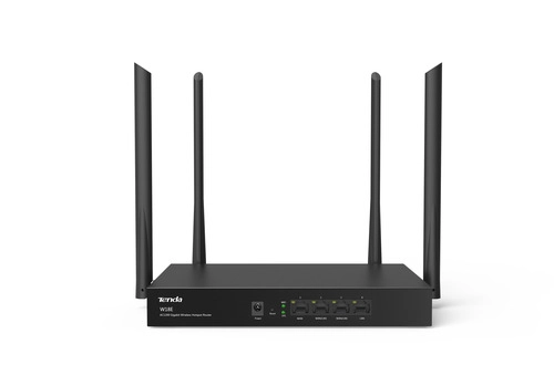 ROTEADOR WIRELESS TENDA DUALBAND AC 1200 MBPS C/ 04 ANTENAS W18E HOTSPOT
