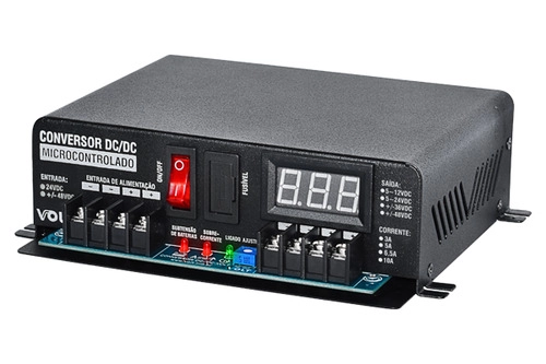 CONVERSOR ISOLADO VOLT 24V / 12V A 5V / 10A