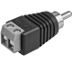 CONECTOR MACHO INTELBRAS CONEX 1000 RCA COM 10UN