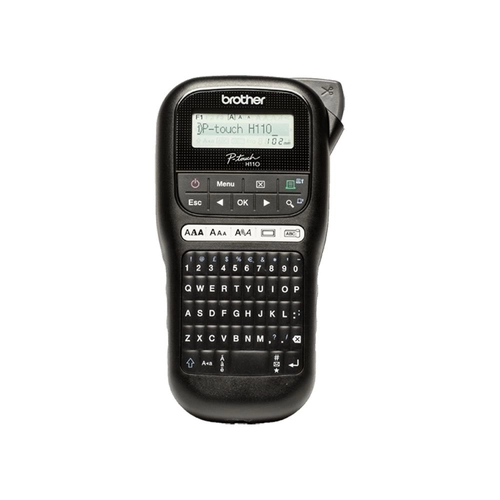 ROTULADOR BROTHER PTH110 BK PRETO PORTATIL