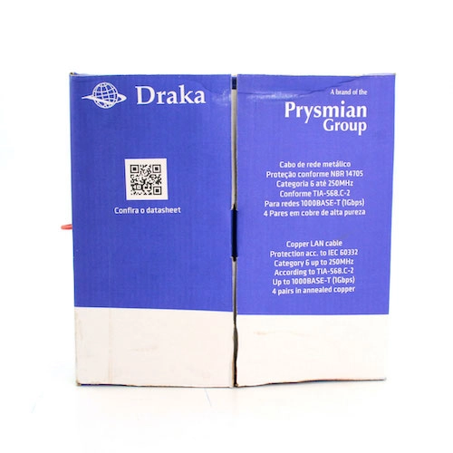 CABO LAN U/UTP PRYSMIAN CAT6 4X23AWG LSZH VERMELHO HD