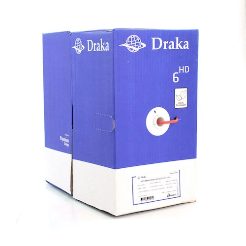CABO LAN U/UTP PRYSMIAN CAT6 4X23AWG LSZH VERMELHO HD