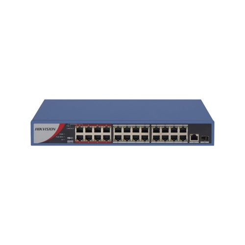 SWITCH HIKVISION DS-3E0326P-E/M(B) 24 PORTAS 10/100 POE + 01 PORTA 10/100/1000 + 01 PORTA SFP