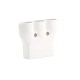 ADAPTADOR PARA ELETRODUTO DUTOTEC 105692 DT-47640.00 25MM 3X1 BRANCO