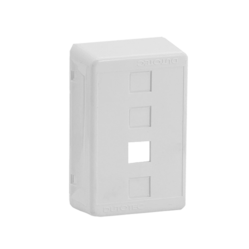 PORTA EQUIPAMENTO 4 RJ45 DUTOTEC 108286 DT-62244.00 BRANCO