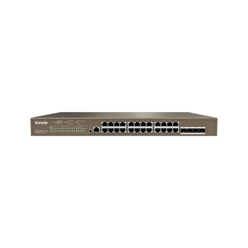 SWITCH POE GERENCIÁVEL L3 TENDA TEG5328P-24-410W 24 PORTAS GIGABIT + 04 PORTAS SFP