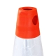 CONE DE SINALIZAÇÃO PLASTCOR 75CM NBR LARANJA COM FAIXA REFLETIVA SOLDADA