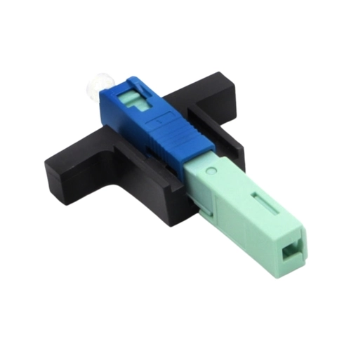 CONECTOR FAST NAZDA SC/UPC SM Q4 PARA FIBRA ÓPTICA PACOTE COM 10 UNIDADES AZUL