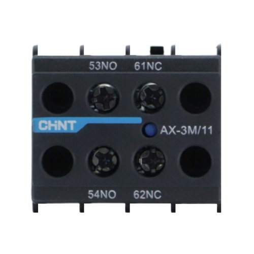 CONTATO AUXILIAR PARA MINI CONTATOR CHINT G AX-3M/11(R) 1NA + 1NF