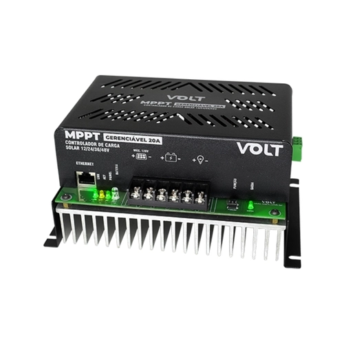 CONTROLADOR DE CARGA MPPT VOLT 51.01.017 MPOWER 12V/24V/36V/48V 20A