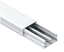 CANALETA ENERBRAS 20 X 10 X 2000MM COM DIVISORIA BRANCA