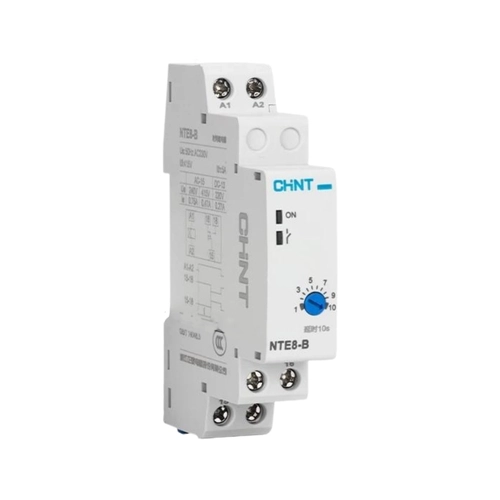 RELÉ TEMPORIZADOR CHINT G NTE8-B 1S-10S DC24V ON DELAY