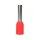 TERMINAL ELÉTRICO HELLERMANN HIT01008-1 PIN TUB DIN 1MM2 COM 100 UNIDADES VERMELHO