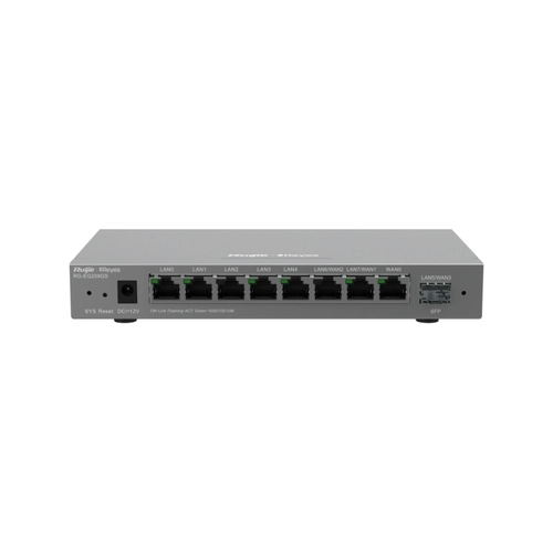 ROTEADOR RUIJIE | REYEE RG-EG209GS 08 PORTAS GIGABIT ETHERNET + 01 PORTA SFP